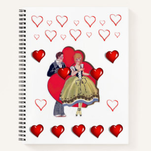 Carnet Spiral Saint Valentin