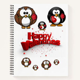 Carnet Spiral Saint Valentin