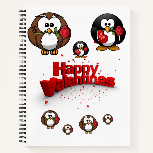 Carnet Spiral Saint Valentin (Devant)