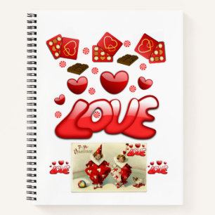 Carnet Spiral Saint Valentin