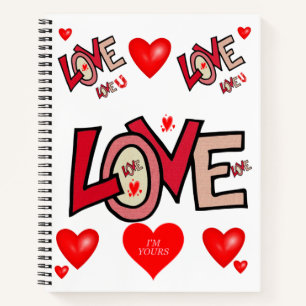 Carnet Spiral Saint Valentin