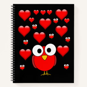 Carnet Spiral Saint Valentin