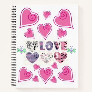 Carnet Spiral Saint Valentin