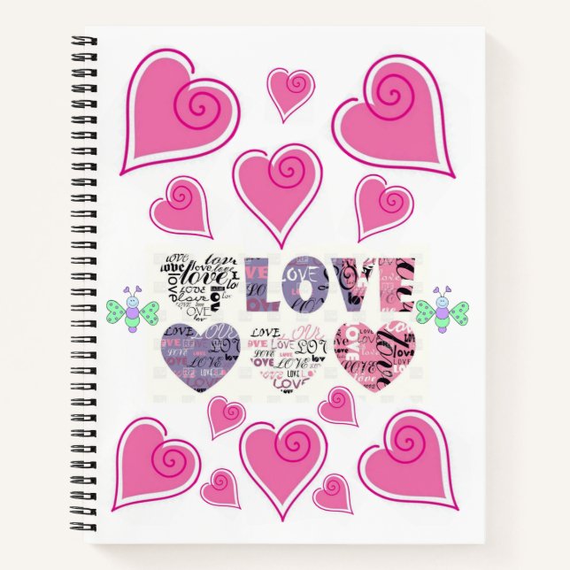 Carnet Spiral Saint Valentin (Devant)