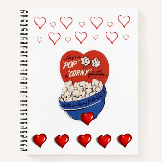 Carnet Spiral Saint Valentin (Devant)