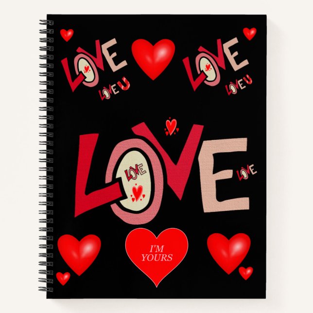 Carnet Spiral Saint Valentin (Devant)