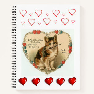 Carnet Spiral Saint Valentin