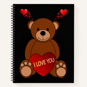 Carnet Spiral Saint Valentin