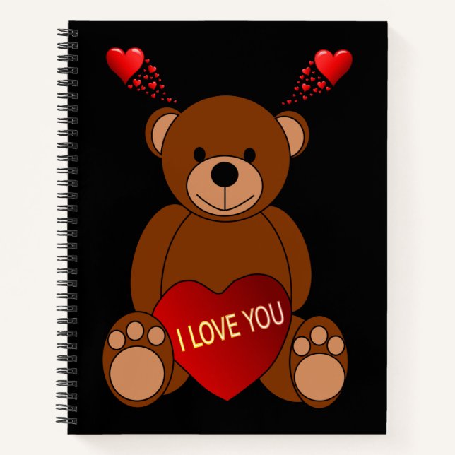 Carnet Spiral Saint Valentin (Devant)