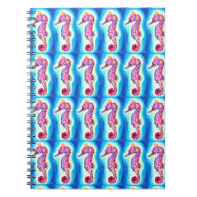 Carnet Spiral Seahorse