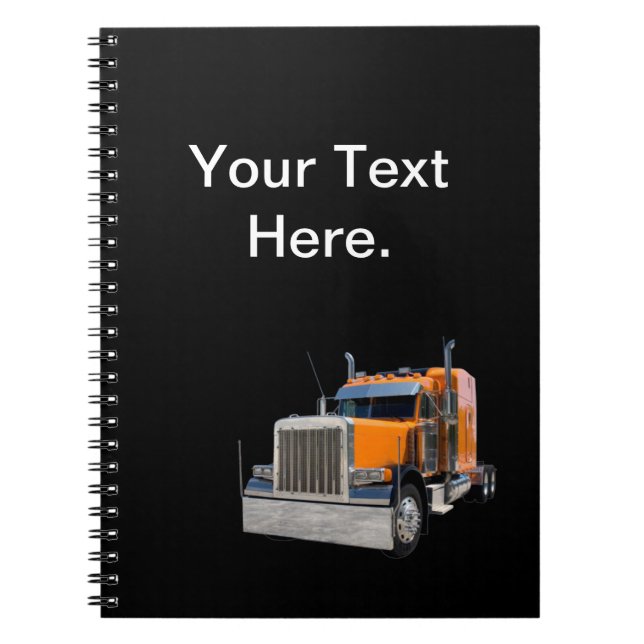 Carnet spiral semi-camion (Devant)