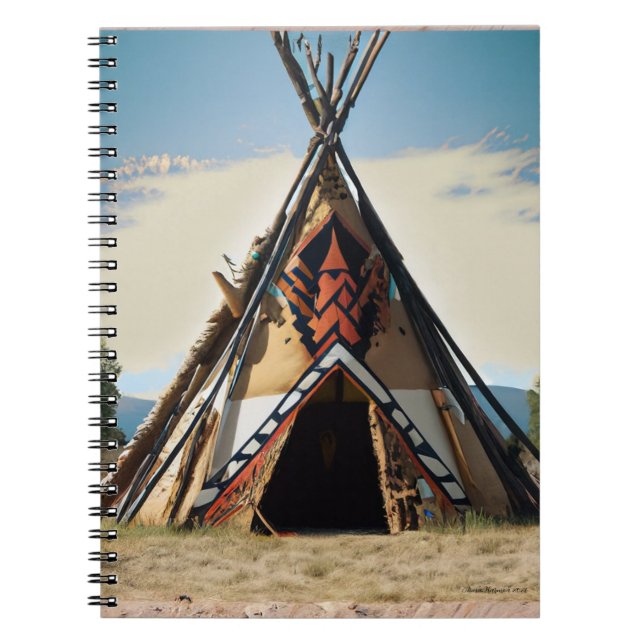 Carnet Spiral Teepee (Devant)