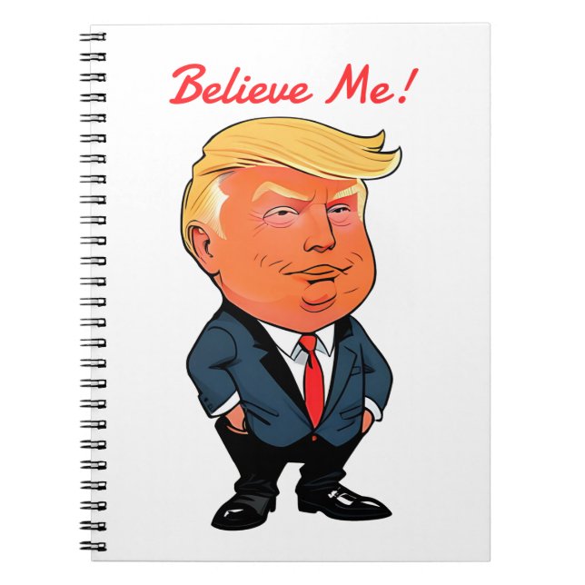 Carnet Spiral TRUMP PERSONNALISABLE (Devant)