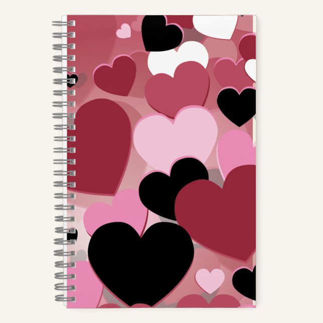 Carnet spiral Valentines (Recto)