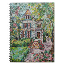 Carnet Spiral Victorian Home
