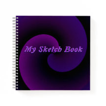 Carnet spiral violet Vortex