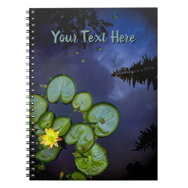 carnet Spiral "Water Lily" (Devant)