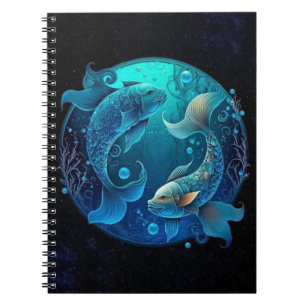 Carnet spiral Zodiac Pisces