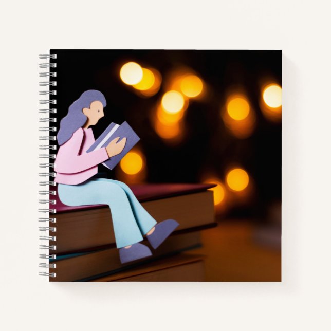 Carnet spiralé 8,5" x 8,5" (Devant)