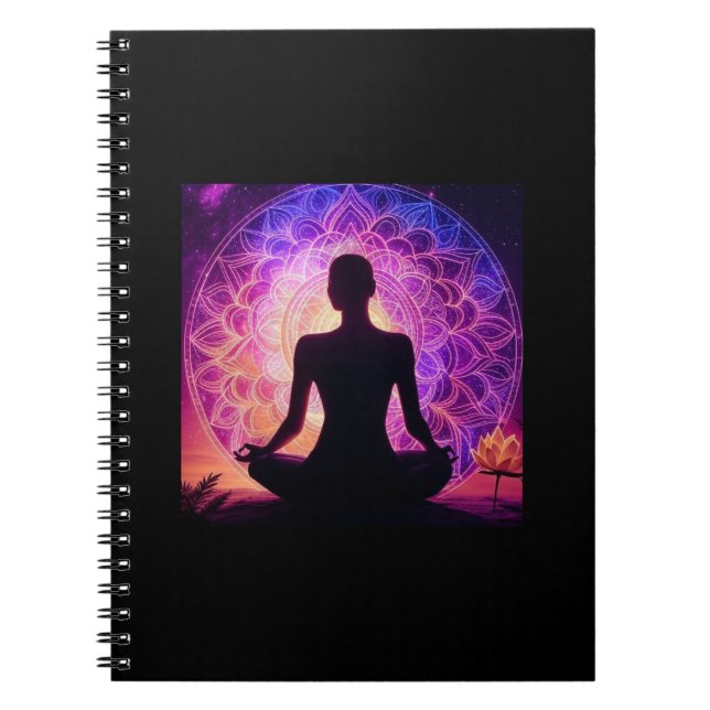 Carnet Spirale de Mandala méditative (Devant)