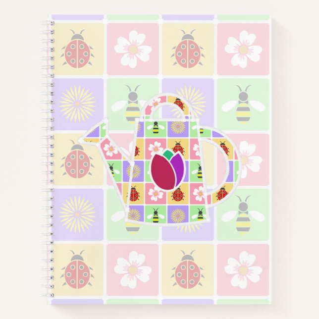 Carnet spirale des patchs de ressort (Devant)