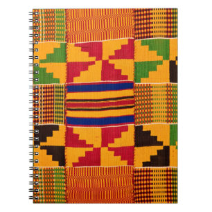 Carnet spirale d'impression africaine
