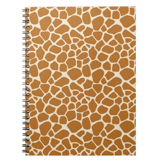 Carnet spirale d'impression de girafe (Devant)
