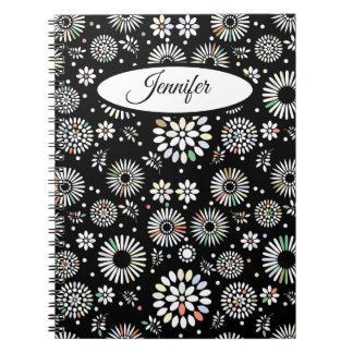 Carnet Spirale Florale Géométrique