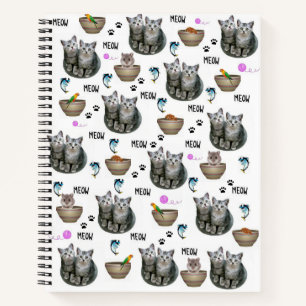 Carnet spirale Kitten Meow Cat
