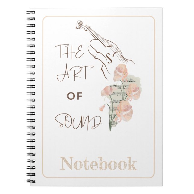 Carnet SpiralNotebook pour la musique personnalisée (Devant)