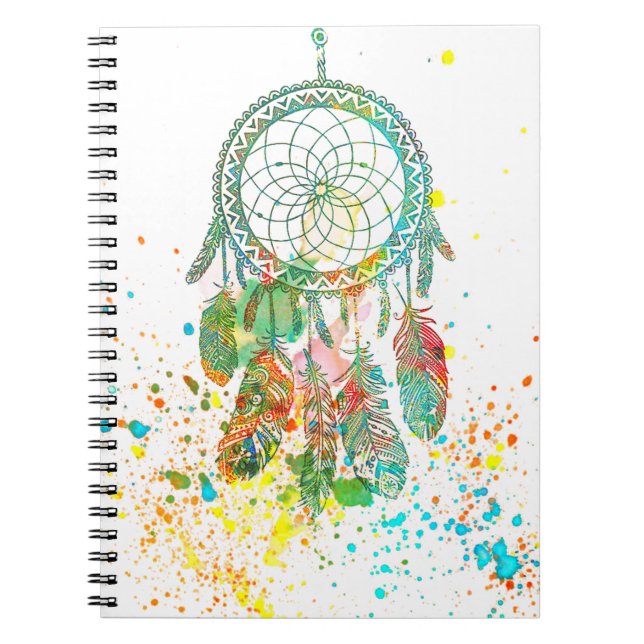 Carnet Splatter Dreamcatcher (Devant)