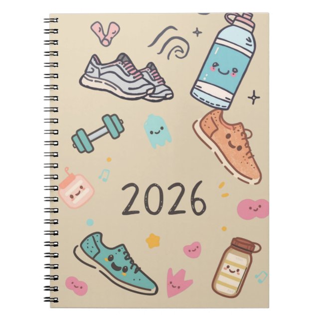 Carnet Sport 2026 – Agenda Sportif Mignon (Devant)