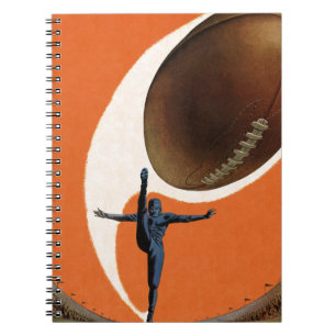 Carnet Sports Anciens, Joueur de Football Botant le Ballo