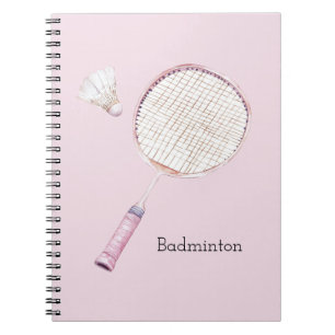 Carnet Sports de badminton rose