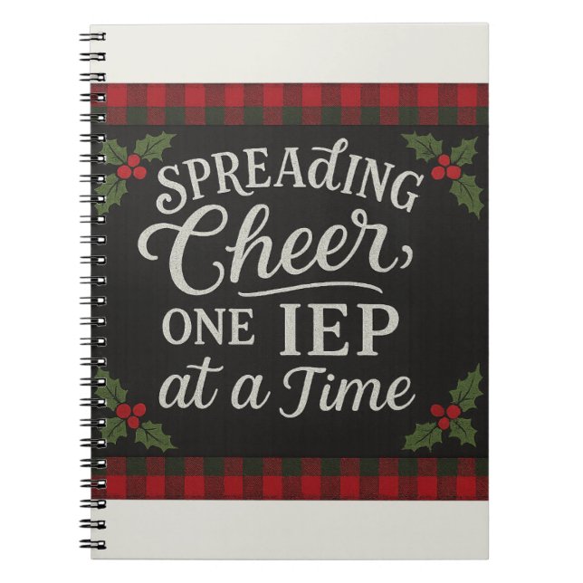 Carnet Spreading Cheer, One IEP at a Time (Devant)