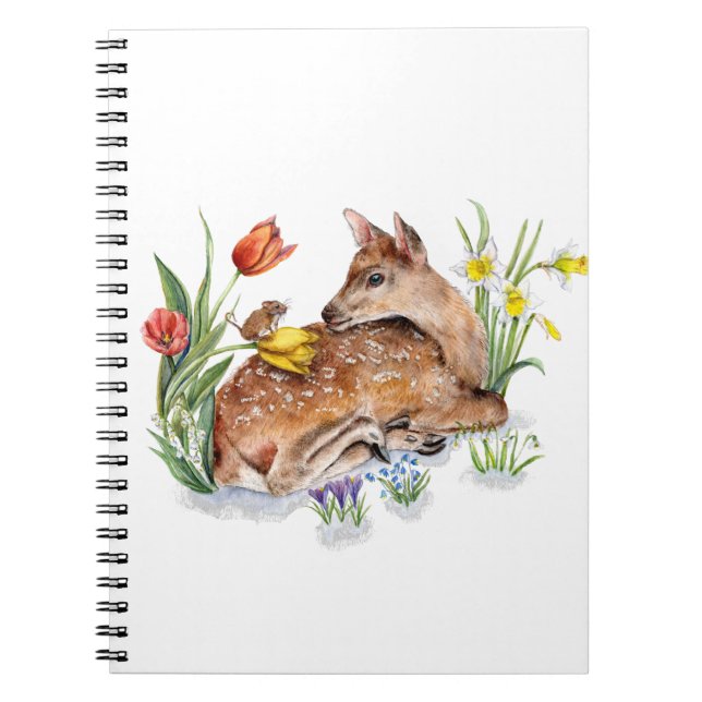 Carnet Spring Deer (Devant)