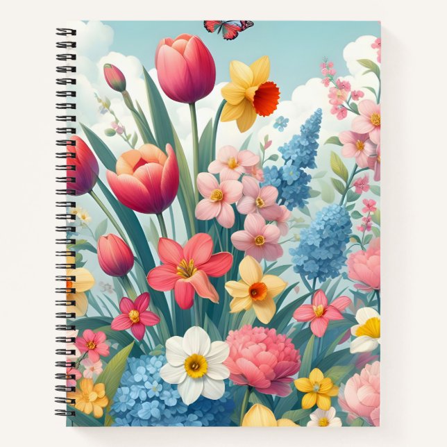 Carnet Spring Garden sans transparence (Devant)