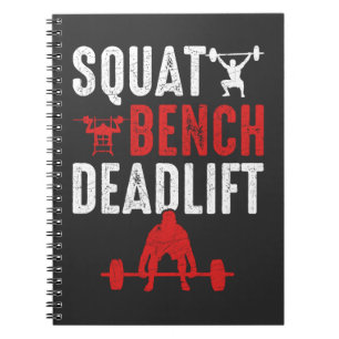 Carnet Squat Bench Deadlift Gym Workout Powerlifting