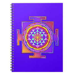 Carnet Sri Yantra - Conception du symbole de l'hindouisme