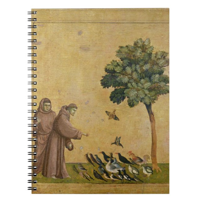 Carnet St Francis d'Assisi prêchant aux oiseaux (Devant)