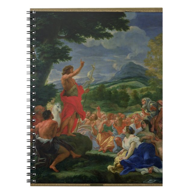 Carnet St John la prédication de baptiste, peinte avant (Devant)