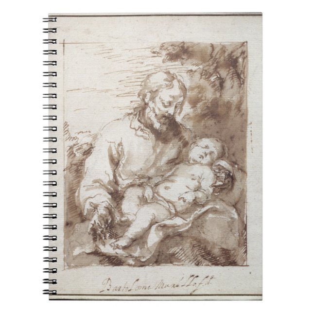 Carnet St Joseph avec l'enfant de sommeil du Christ (Devant)