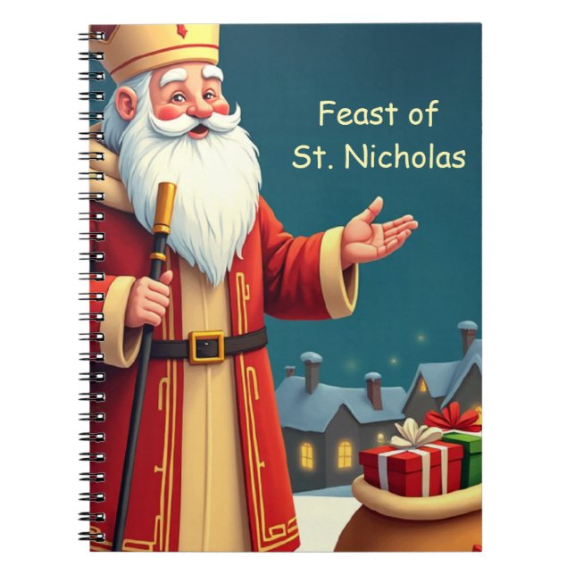 Carnet St. Nicholas Day Smiles and Warm Wishes (Devant)
