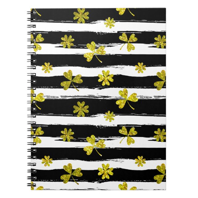 Carnet st patrick noir blanc (Devant)