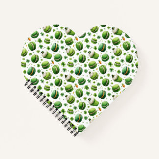 Carnet St. Patrick’s Day Watercolor Macaron & Shamrock