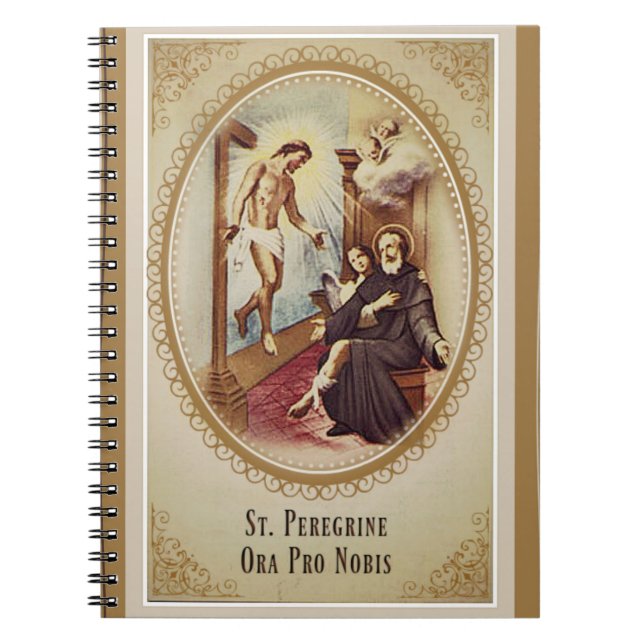 Carnet St Saint patron pérégrin des malades du cancer (Devant)