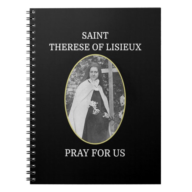 Carnet St Therese de Lisieux T-Shirt Saint Little Flower (Devant)