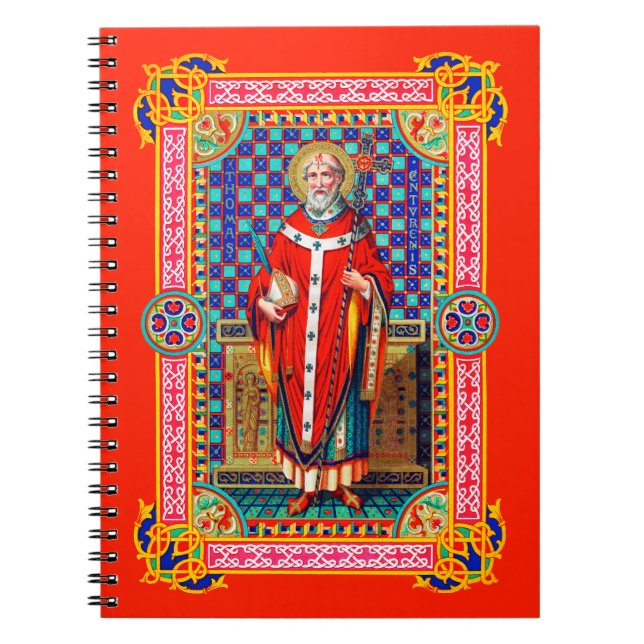 Carnet St. Thomas Becket à Red Chasuble (K 34) (Devant)