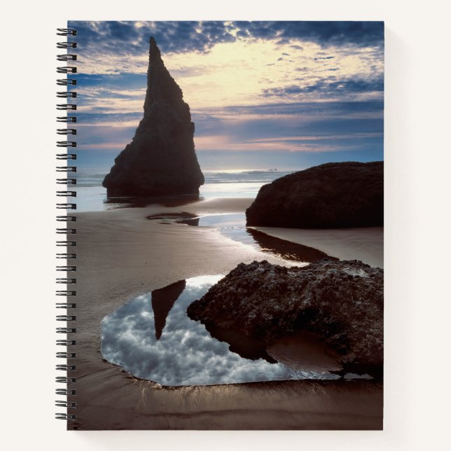 Carnet Stack marin en forme d'épine | Face Rock Wayside,  (Devant)