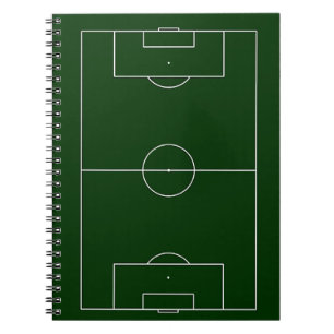Carnet stade de football vert